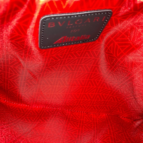 🛑 BVLGARI Bulgari Parfums for Alitalia Zip Pouch / Cosmetic Tablet Case🛑#BUL - Picture 10 of 12